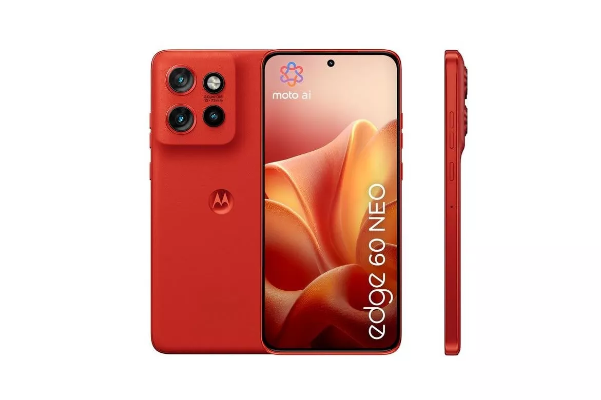 Motorola Edge 60 Neo 8GB 256GB 6.36" P-OLED 5G Dual SIM C&aacute;mara 50MP Android 15 Rojo