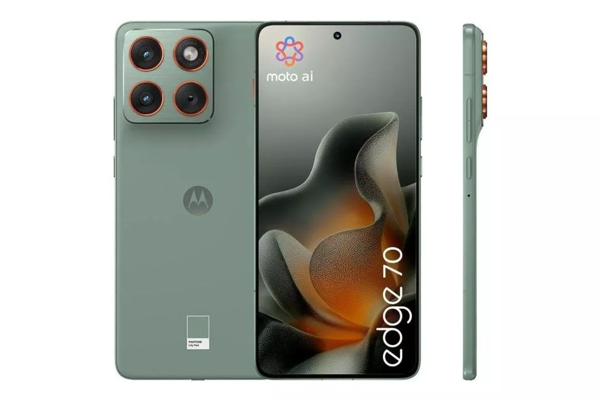 Motorola Edge 70 5G 12GB 6.7" 512GB Verde c&aacute;mara 50 MP