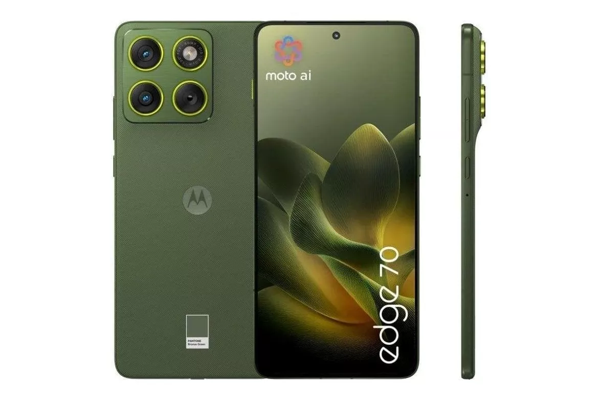 Motorola Edge 70 5G 12GB Verde 512GB Pantalla AMOLED