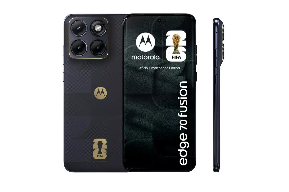 Motorola Edge 70 Fusion 5G 8GB 256GB Negro 6,78" Resistente al agua