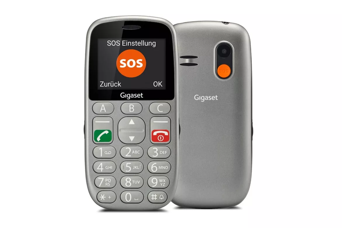 Smartphone/M&oacute;vil Gigaset GL390 2.2"' 2G Gris