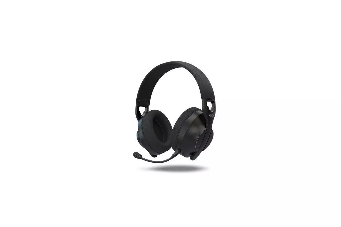 Auriculares Krom Phase inal&aacute;mbricos Bluetooth 5.3 Gaming con micr&oacute;fono negro