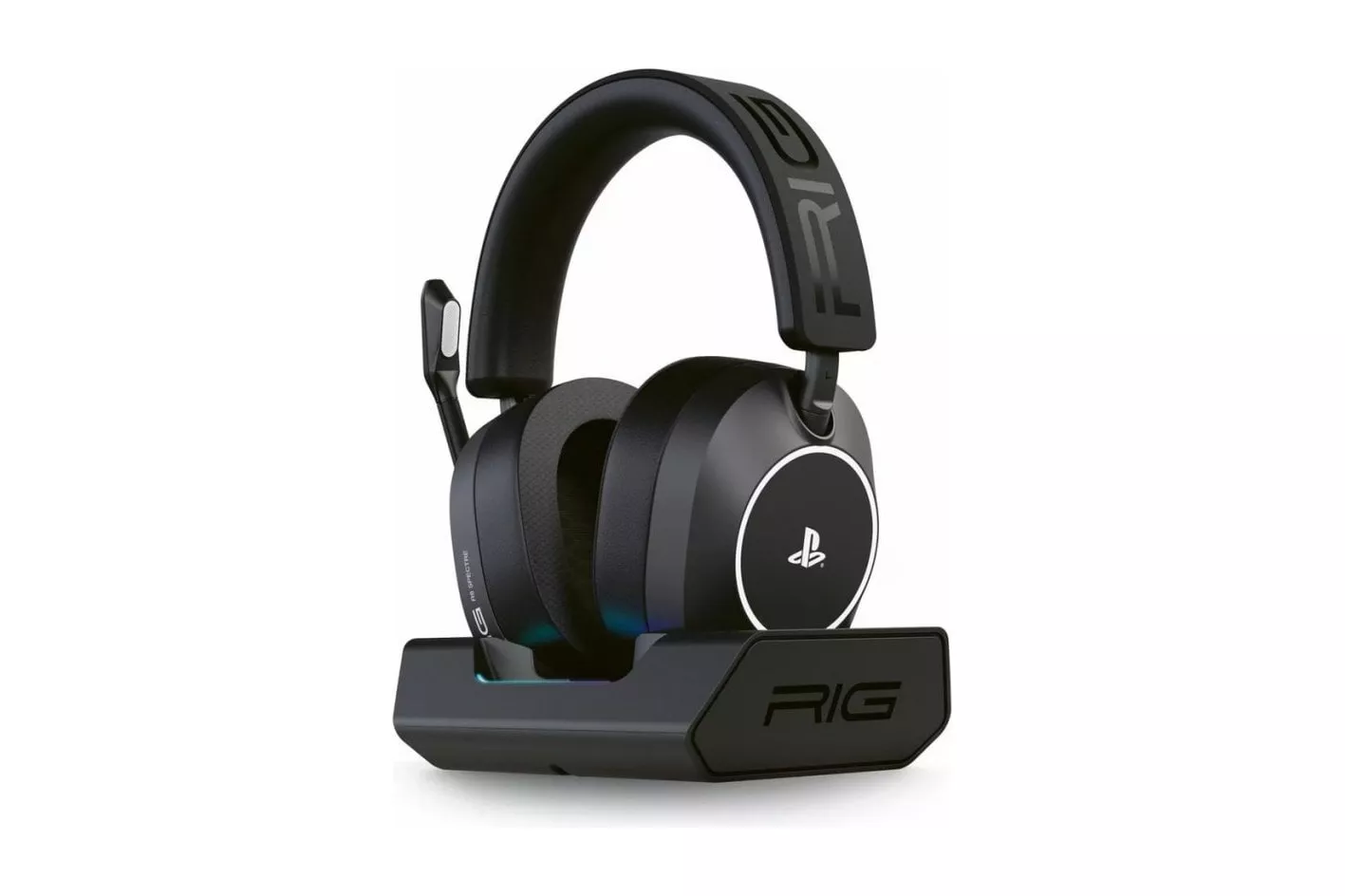 Auriculares Nacon RIG R8 Pro HS inal&aacute;mbricos Bluetooth y RF para gaming, micr&oacute;fono y 60 h, negros