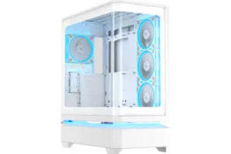 Caja/Torre Asus Prime AP304 TG ARGB Blanca