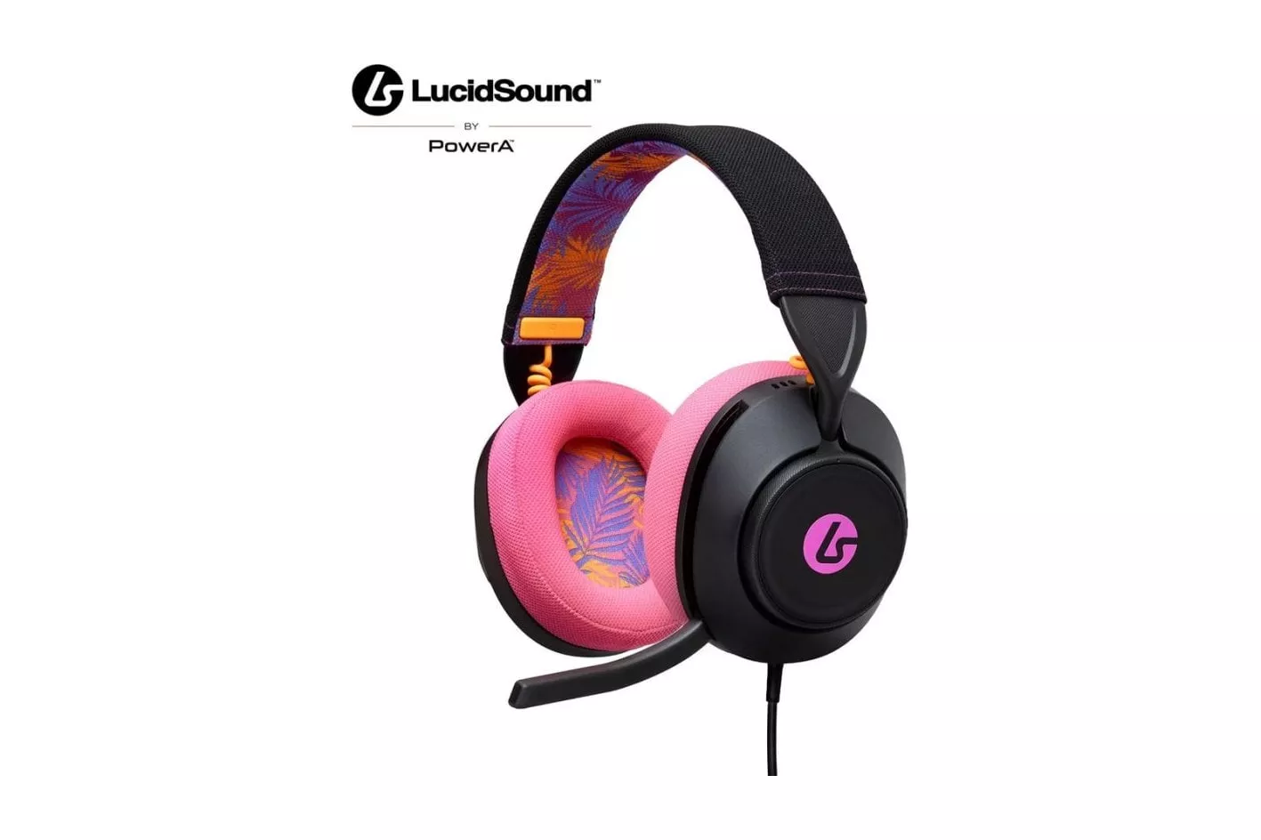 Auriculares PowerA LucidSound LS10 con cable USB, Over Ear, micr&oacute;fono y volumen, negro