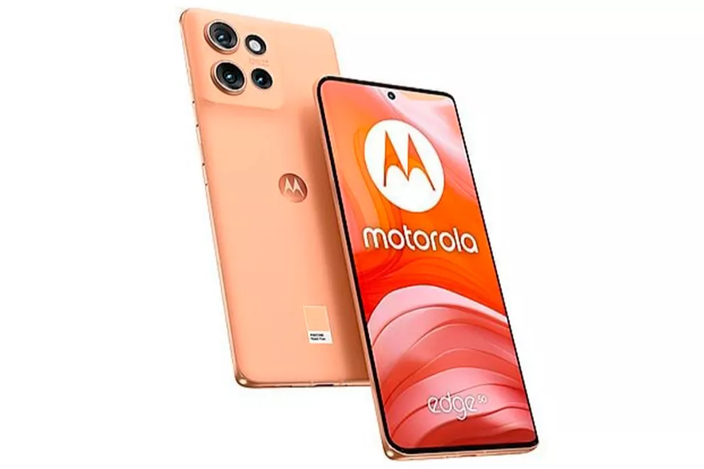 Smartphone/M&oacute;vil Motorola Moto Edge 50 6.6" 12GB 512GB 5G Melocot&oacute;n
