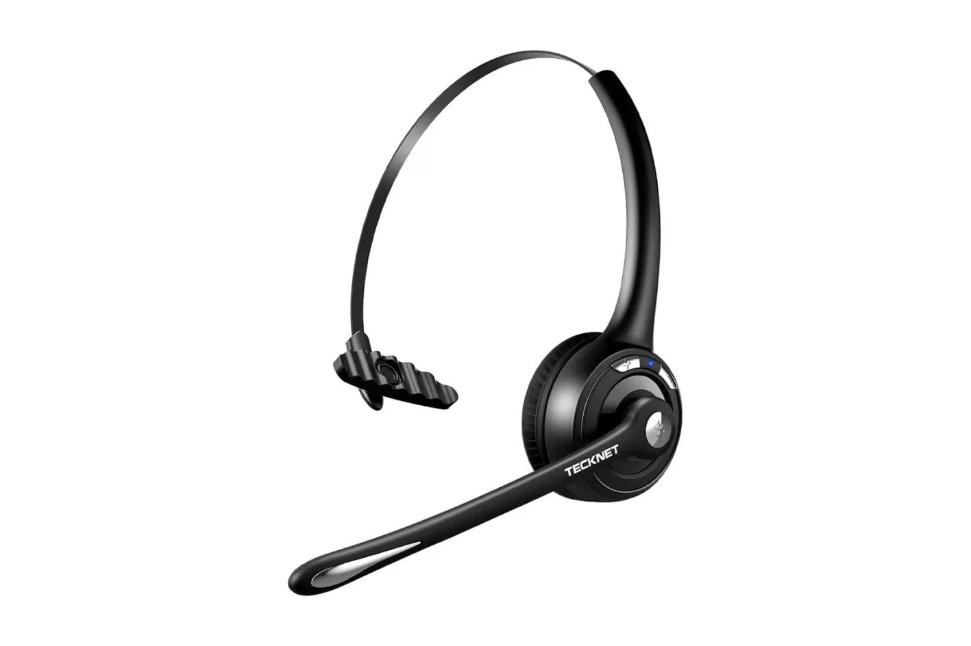 Auriculares Tecknet HS004 inal&aacute;mbricos Bluetooth 5.2 On Ear con cancelaci&oacute;n de ruido y micr&oacute;fono negro