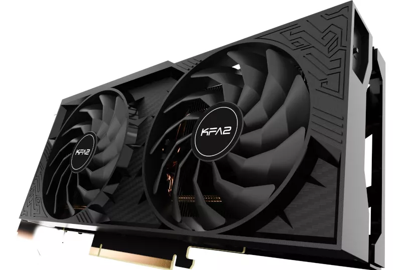 Tarjeta Gráfica KFA2 GeForce RTX 4070 1-Click OC 2X 12GB Black GDDR6X DLSS3