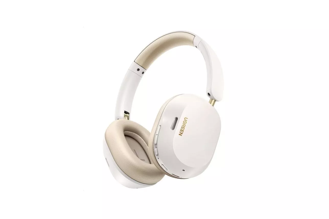 Auriculares UGREEN HiTune Max 5C inal&aacute;mbricos Bluetooth 5.4 con Cancelaci&oacute;n de Ruido Blanco
