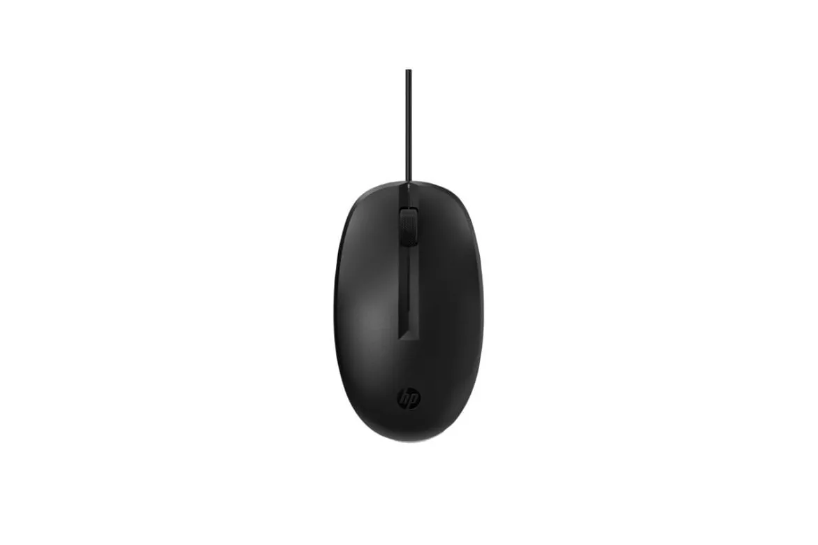 Rat&oacute;n HP 125 al&aacute;mbrico USB tipo A Ambidextro Negro 3 botones rueda
