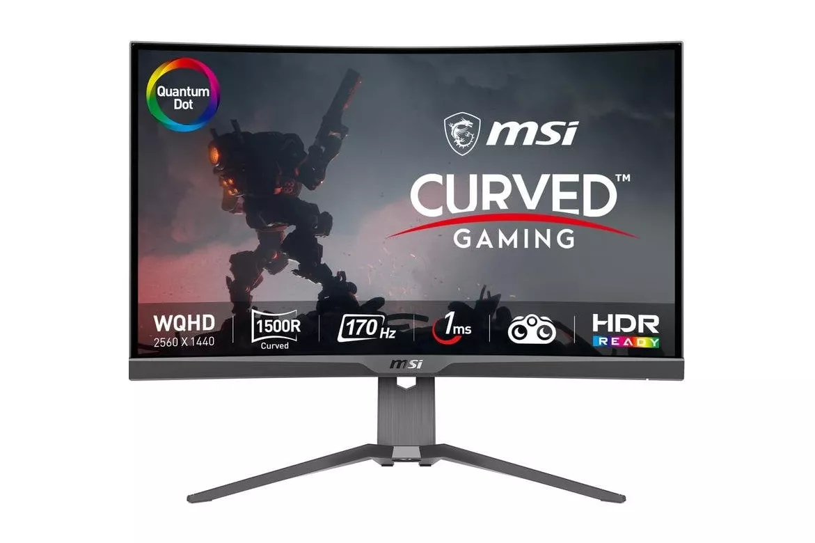Monitor MSI MAG 275CQRF QD 27" QHD 170Hz VA Curvo FreeSync Premium HDR Ajuste altura