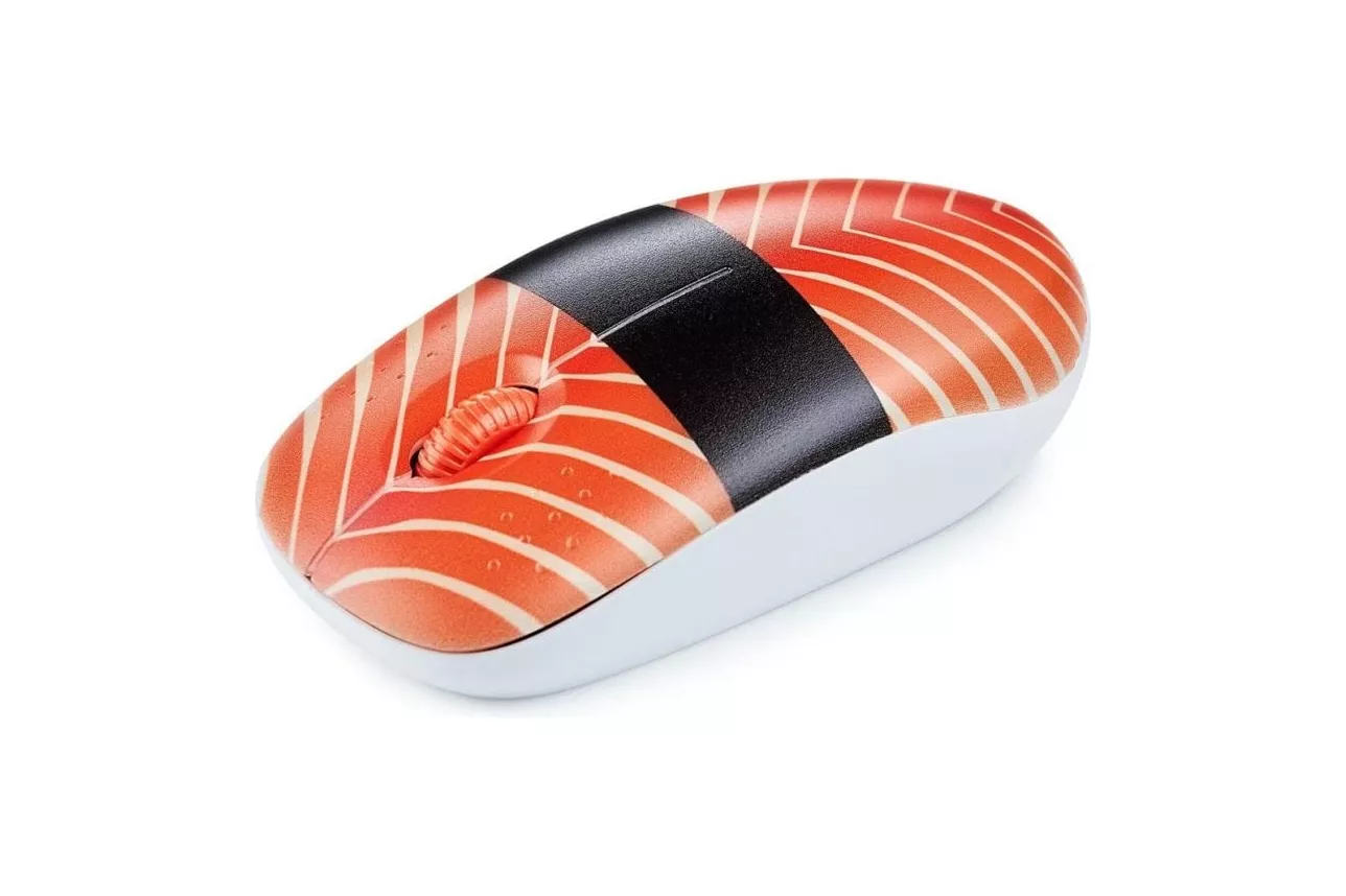 Rat&oacute;n Mustard Sushi Mouse inal&aacute;mbrico 1600 DPI multicolor con scroll