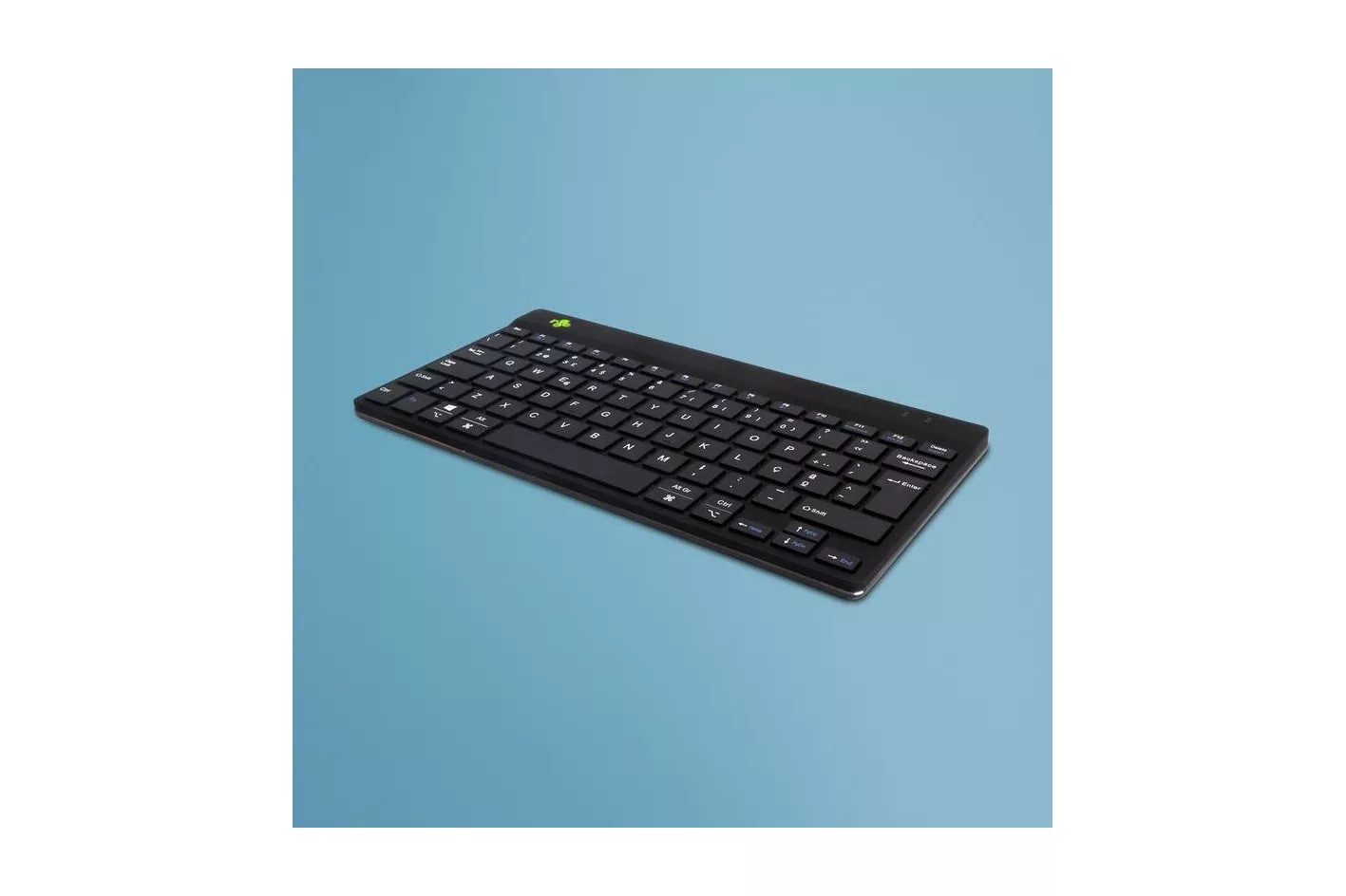 Teclado R-Go Tools Compact Break inal&aacute;mbrico Bluetooth ergon&oacute;mico con software de pausa