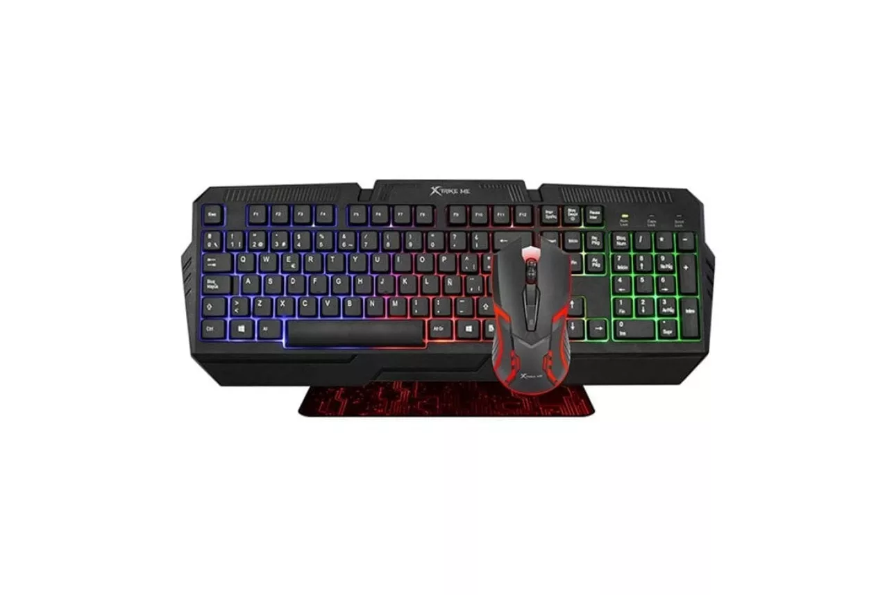 Xtrike Me CMX-301KIT Pack Gaming Teclado + Rat&oacute;n + Alfombrilla