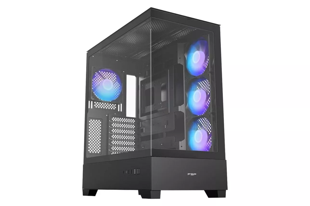 Caja PC Fortron M370-BA Torre Midi Vidrio Templado 4 Ventiladores ARGB