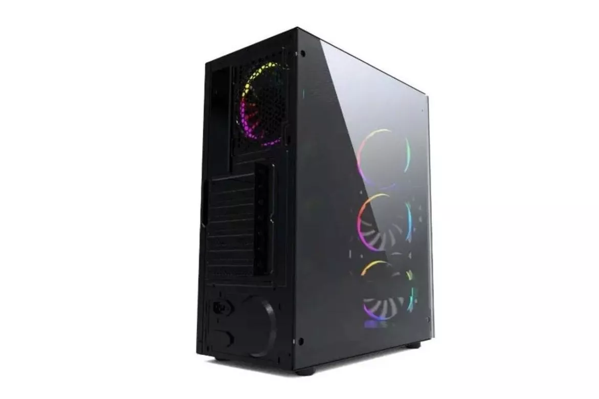 Caja PC Gembird Fornax 1500RGB Midi Tower ATX Negra