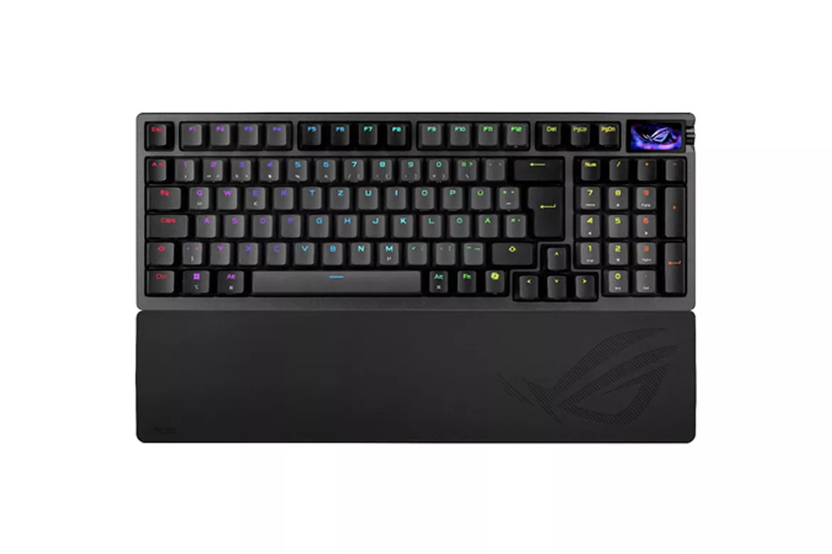 Teclado Asus ROG Azoth 96 HE Conmutadores Magn&eacute;ticos ROG HFX V2 Hot-Swap Tri-Modo Reposamu&ntilde;ecas Layout US