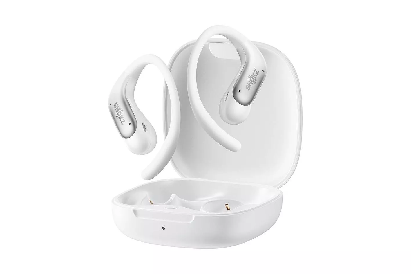 Auriculares Shokz OpenFit Air 2 inal&aacute;mbricos Bluetooth 6.1 con micr&oacute;fono y dise&ntilde;o abierto blanco