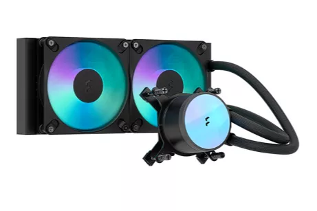 Kit Refrigeraci&oacute;n L&iacute;quida Fractal Design Radius 360 RGB Negro