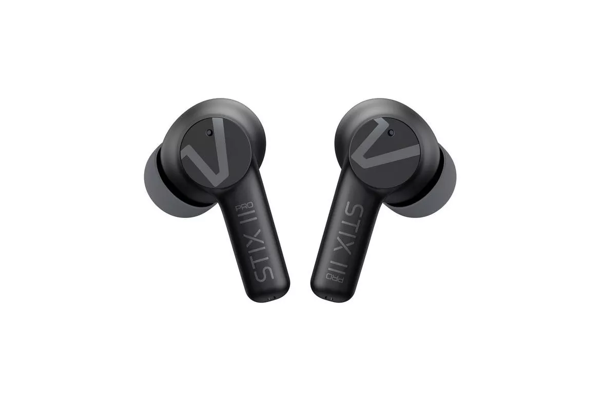 Auriculares Veho VEP-771-STIX2-PRO-B inal&aacute;mbricos Bluetooth para llamadas y deporte negros