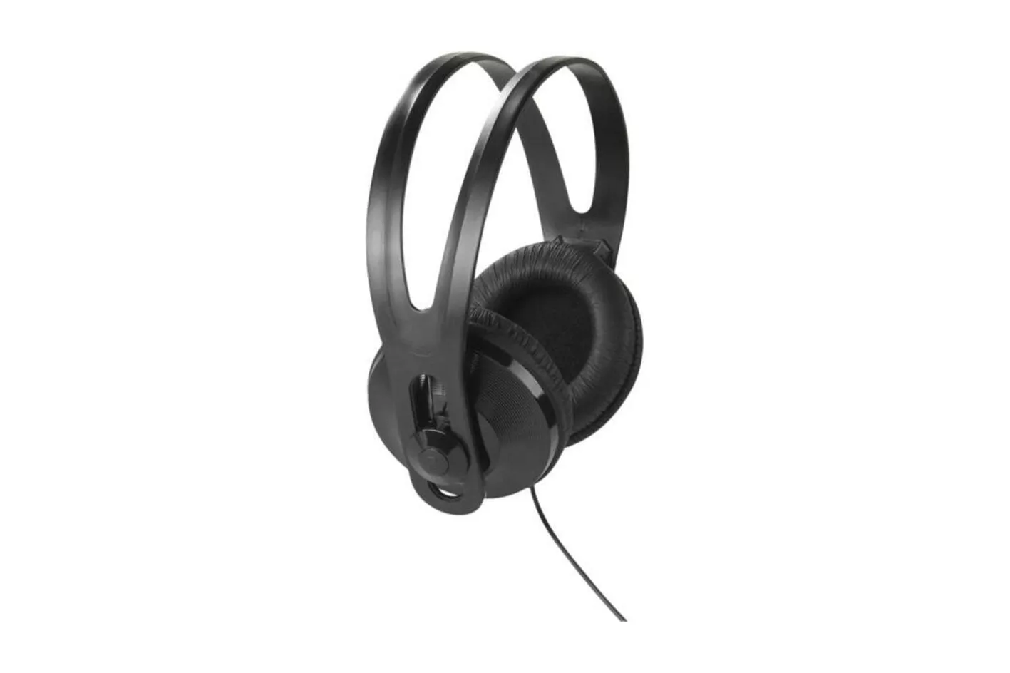 Auriculares Vivanco VVHEADTV50K con cable, conectores jack 3,5 y 6,5 mm, uso TV, negro