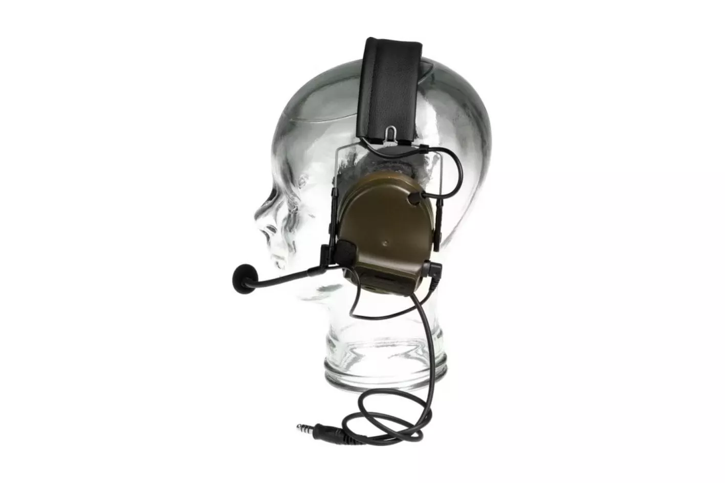 Auriculares Z-Tactical Comtac III con cable, micr&oacute;fono y cancelaci&oacute;n de ruido, verde