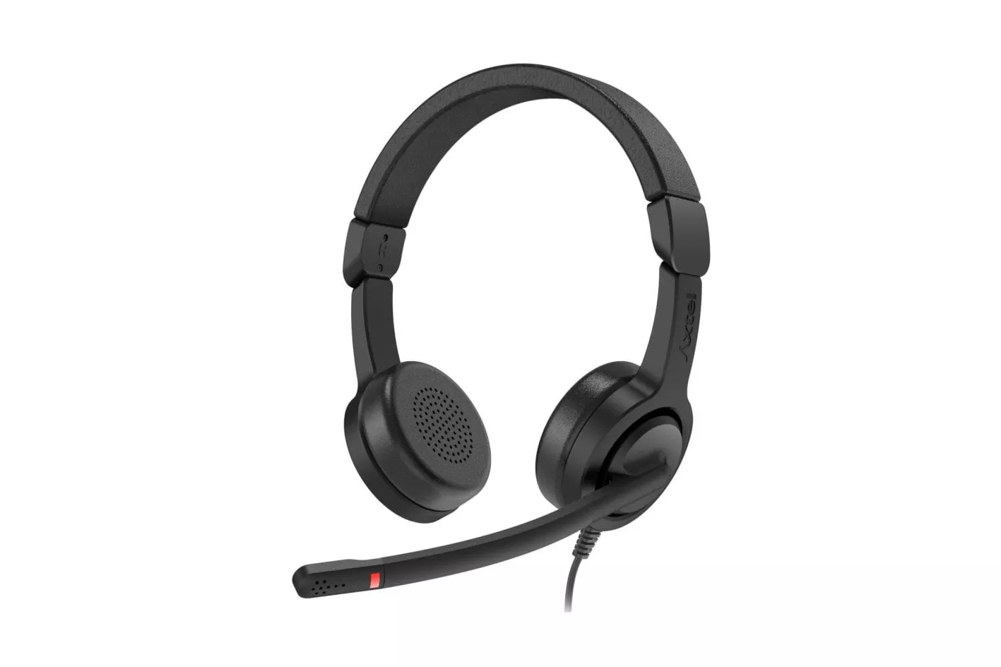 Axtel Voice UC40 DUO NC Auriculares USB Negro/Naranja