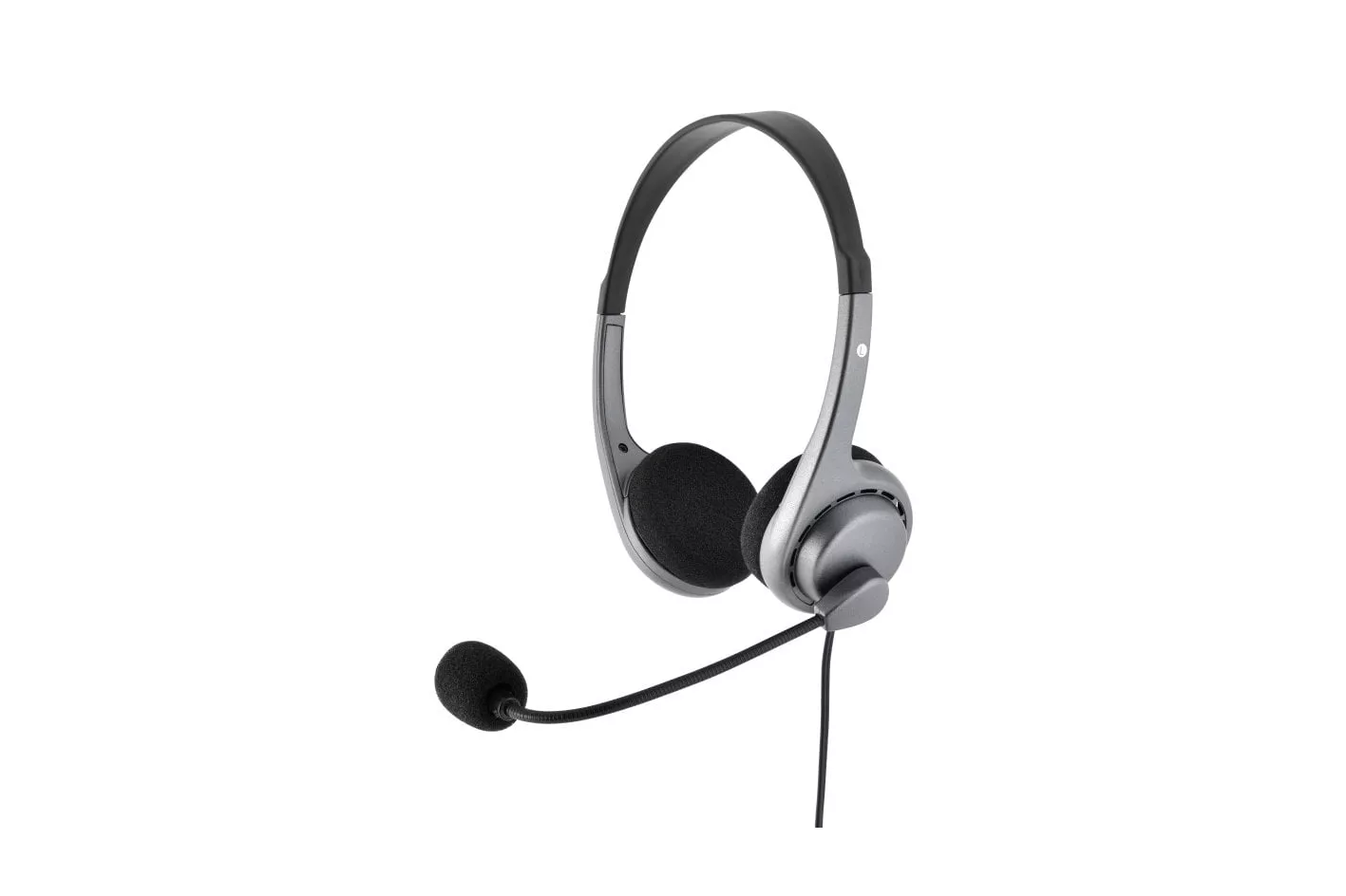 Bluestork MC-101 Auriculares con Micr&oacute;fono Negro/Plata