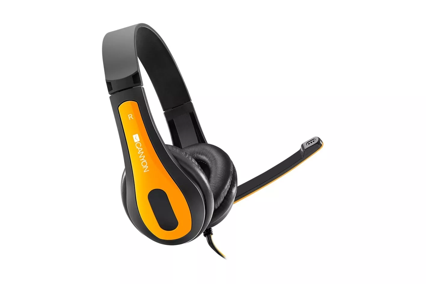 Canyon HSC-1 Auriculares Gaming Negro/Amarillo
