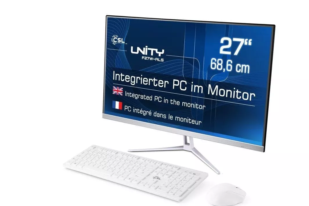 CSL Unity F27-ALS Intel N200 16GB 1000GB SSD Intel UHD 27" Windows 11 Pro All-in-One