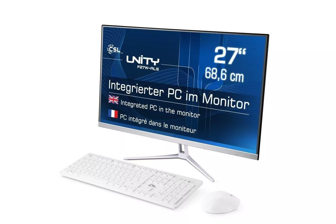 CSL Unity F27-ALS Intel N200 32GB 512GB SSD Intel UHD 27" Windows 11 Pro Wireless