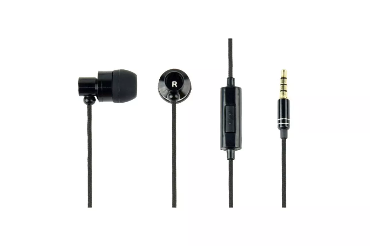 Gembird Paris Auriculares Met&aacute;licos con Micr&oacute;fono Negros