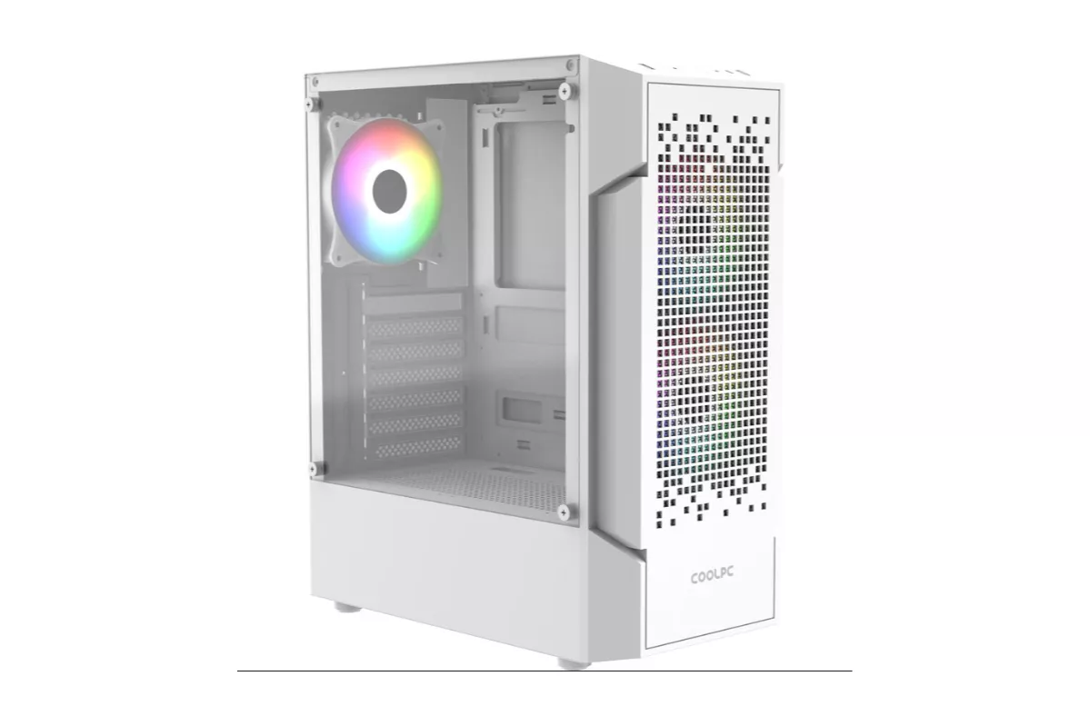Caja/Torre COOLPC Shadow Core ARGB Blanco -