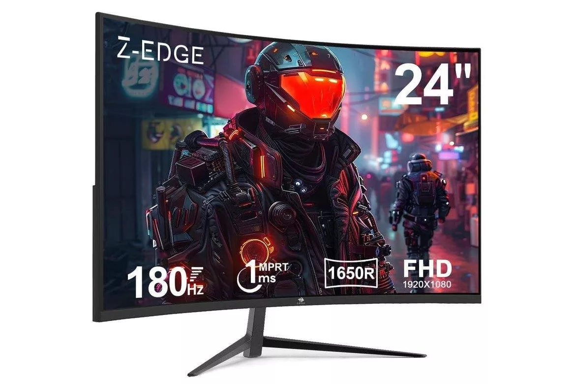 Monitor Z-Edge UG24 24" FullHD 180Hz VA Curvo FreeSync HDR10 1 ms