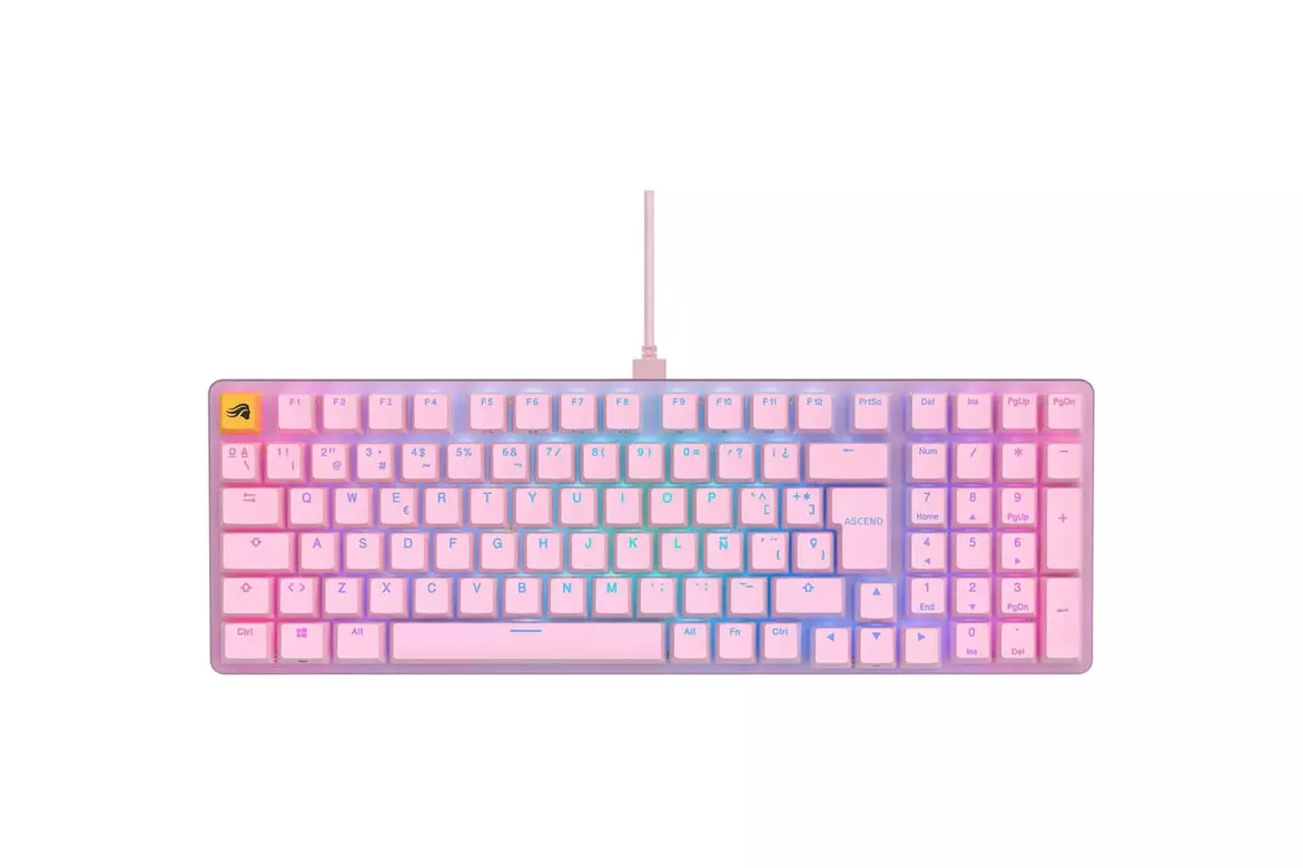 Teclado Glorious GMMK 2 ISO-ES Full-Size Switch Lineal Fox Rosa -