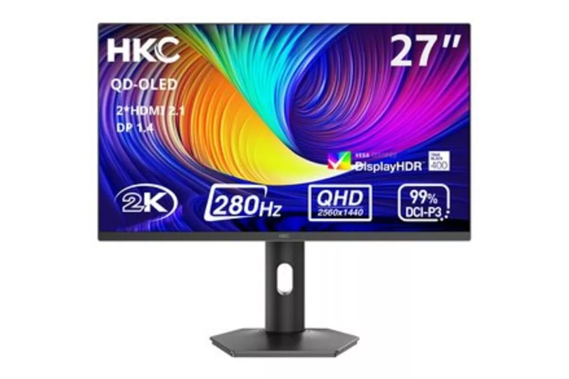 Monitor HKC GS27QTS 27" QHD 280Hz OLED 0,03 ms Ajuste en altura