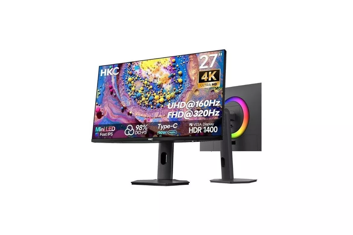 Monitor HKC G27M7Pro 27" FullHD 160Hz IPS Mini LED ajustable en altura