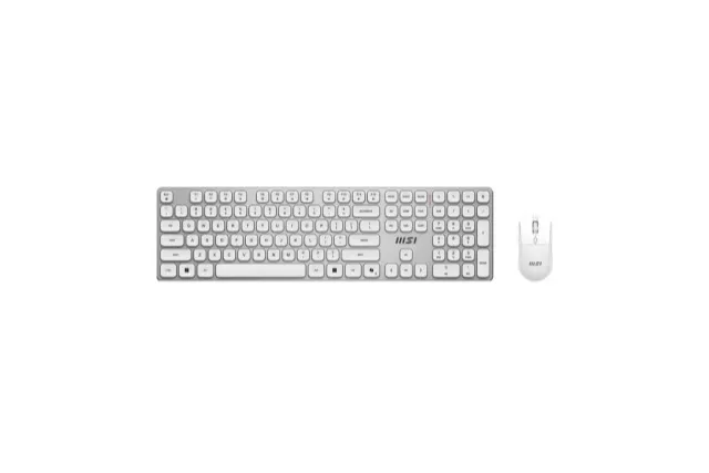 Combo Teclado/Rat&oacute;n MSI Forge K210 Wireless Combo ISO-ES 1600 Dpi Blanco