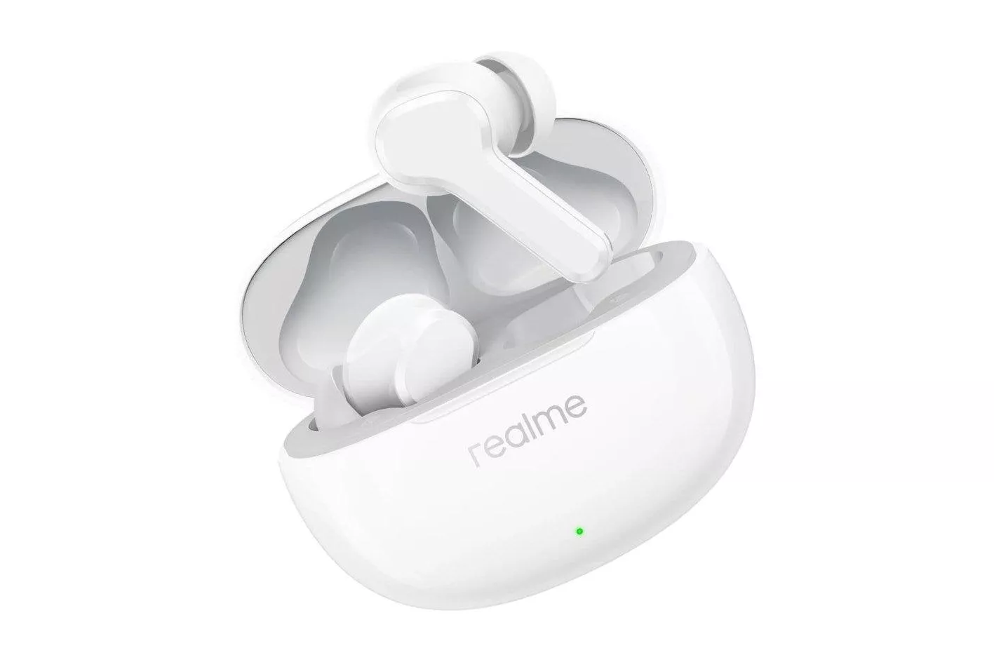Auriculares Realme T110 inal&aacute;mbricos Bluetooth con Cancelaci&oacute;n de Ruido y control t&aacute;ctil, Blanco