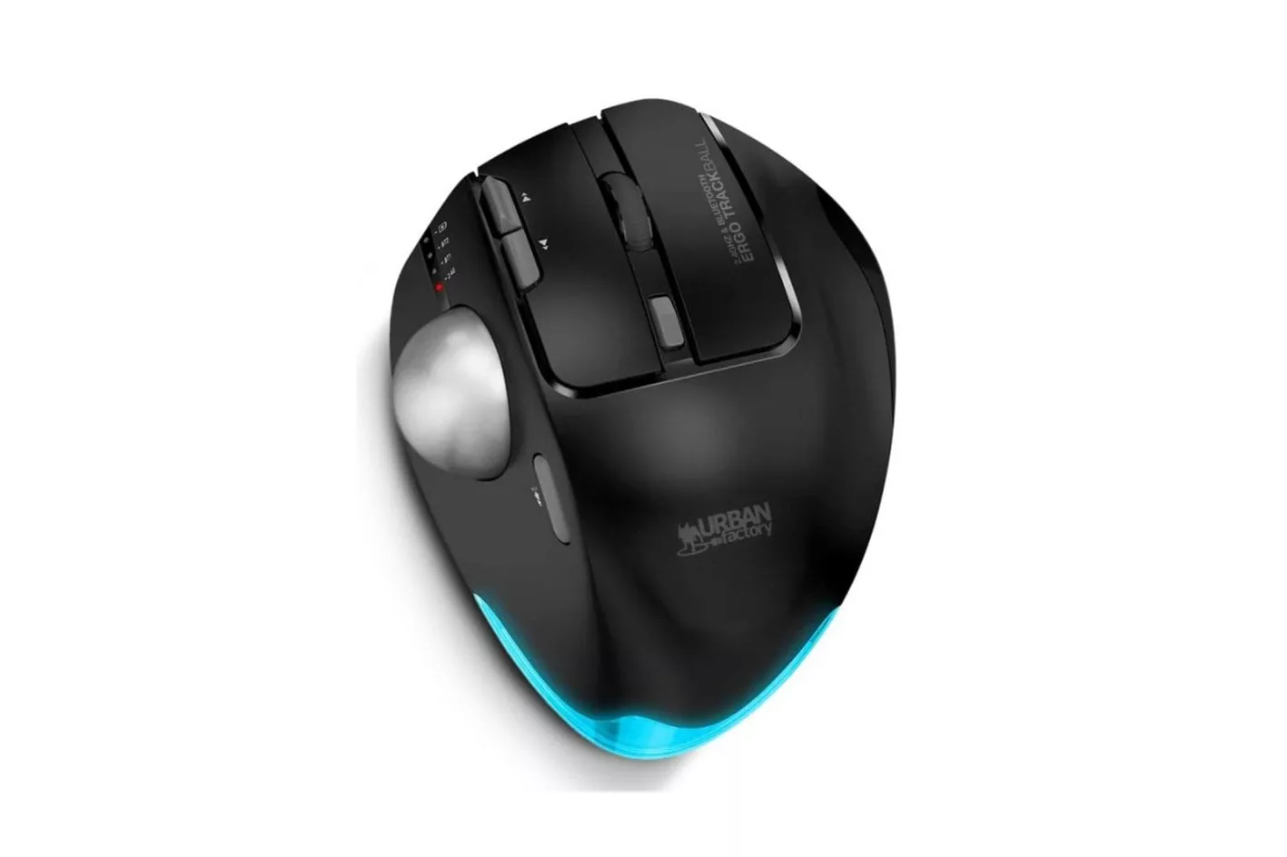 Rat&oacute;n Urban Factory EMT01UF Bluetooth RF Wireless 4800 DPI Negro Multiiluminaci&oacute;n