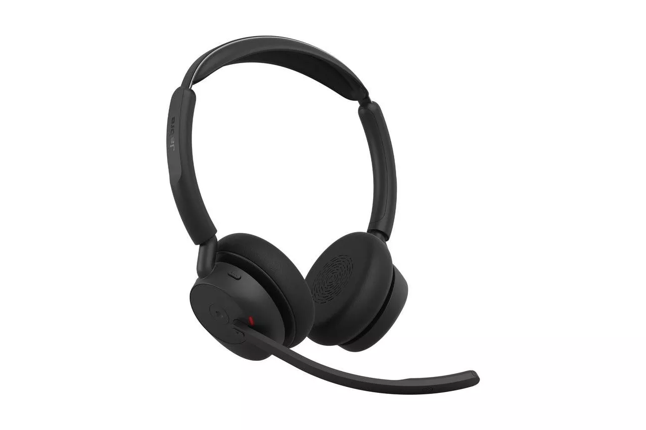 Auriculares Jabra Evolve3 45 inal&aacute;mbricos Bluetooth para oficina y llamadas, negro