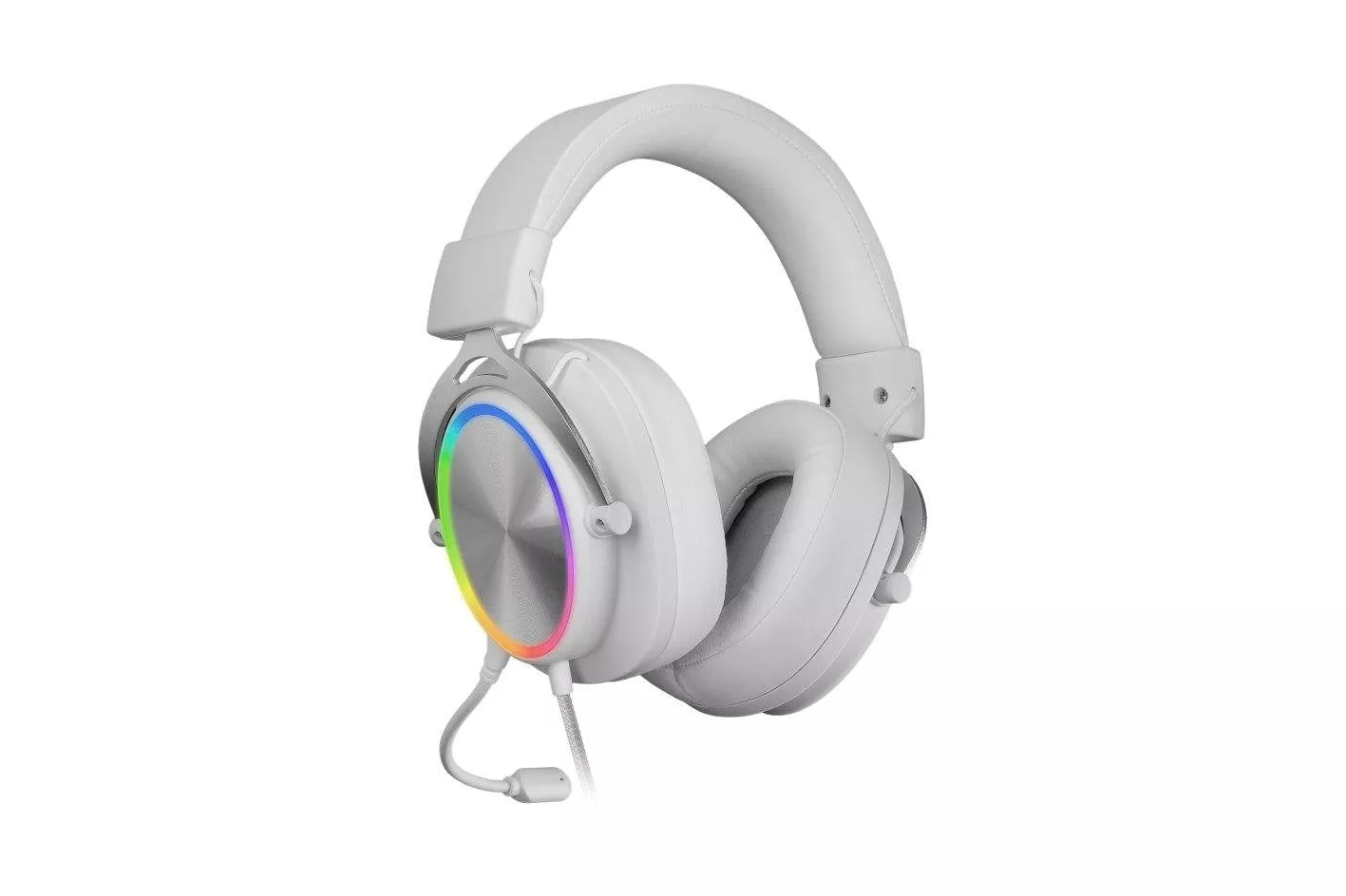 Auriculares Mars Gaming MH-FORGE con cable Jack 3,5 mm para gaming blancos
