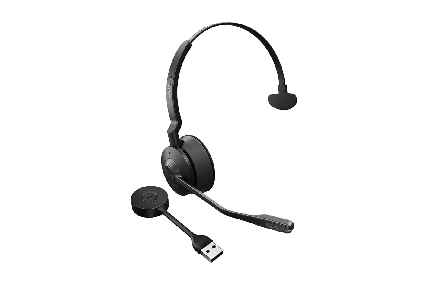 Jabra Engage 55 Auricular Inal&aacute;mbrico USB DECT Optimizado UC Diadema para Oficina Negro/Titanio