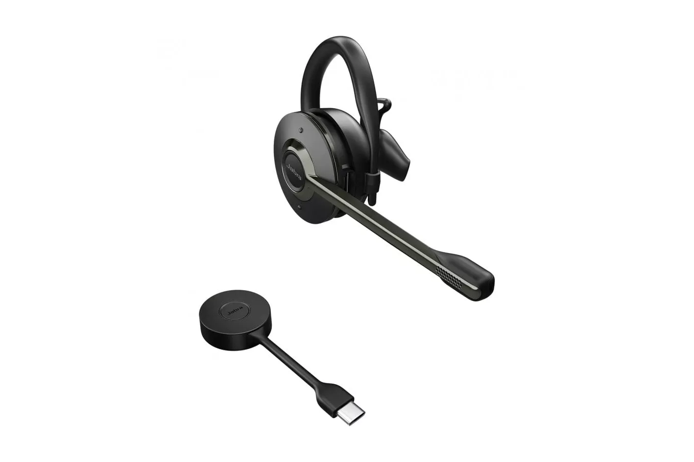 Jabra Engage 55 Auricular Inal&aacute;mbrico USB-C DECT Optimizado UC para Oficina Negro/Titanio