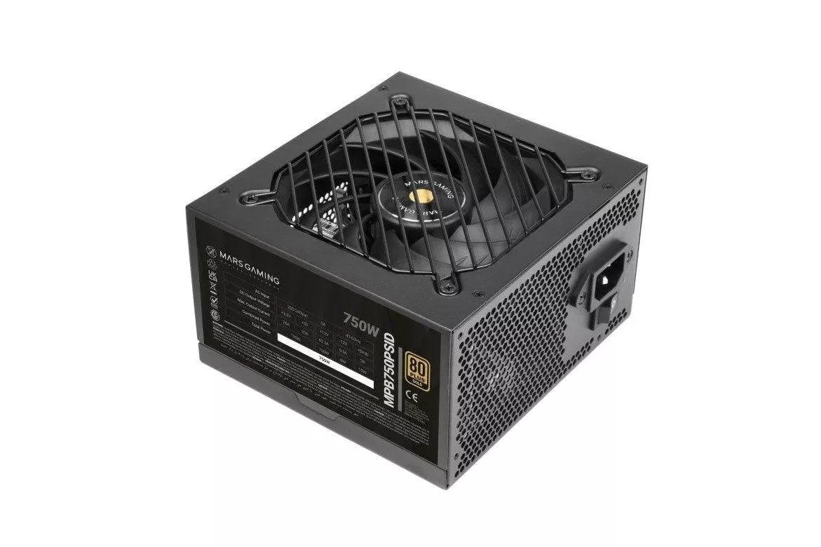 Fuente de Alimentaci&oacute;n Mars Gaming MPB750PSID 750W 80PLUS Gold ATX 3.1 PCIe 5.1