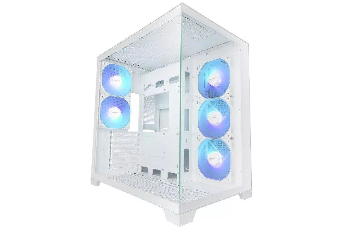 Caja PC Mars Gaming MCVPRO ATX Blanca con 5 Ventiladores ARGB