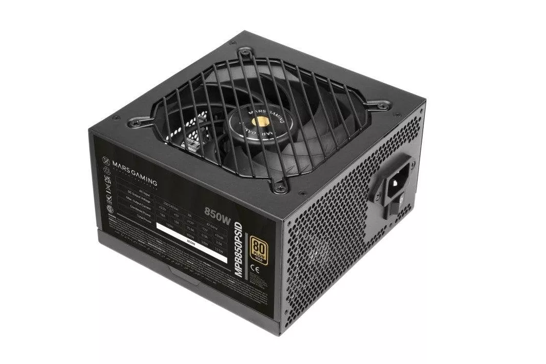 Fuente de Alimentaci&oacute;n Mars Gaming MPB850PSID 850W 80PLUS Gold ATX 3.1 PCIe 5.1