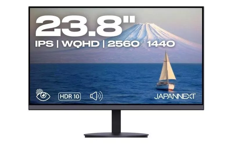 Monitor JAPANNEXT 23,8" WQHD IPS blanco