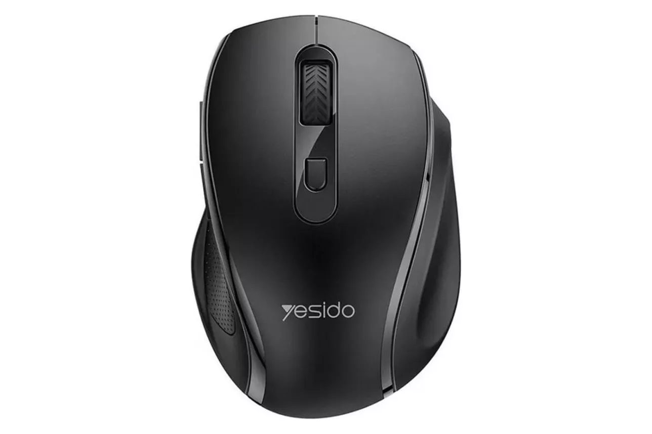 Rat&oacute;n Yesido KB45 inal&aacute;mbrico 2400 DPI negro con DPI ajustable