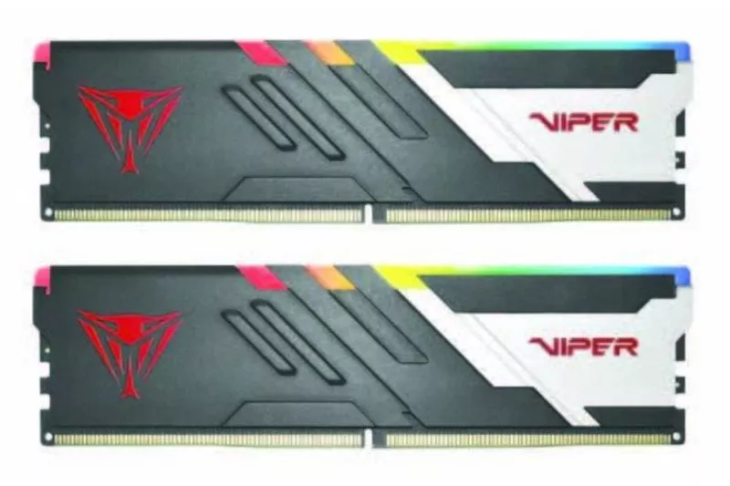 Memoria RAM Patriot Viper Venom 48GB 2x24GB DDR5 6400MHz CL32 RGB Negro Blanco Intel XMP 3.0